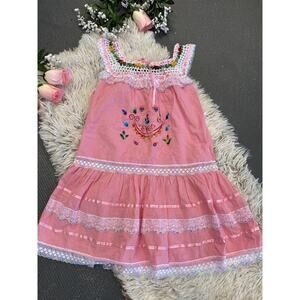 Kids Girl's Dress SZ 6 Fancy Dress Up Folklorico Princess Dress Traditional